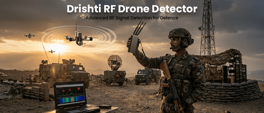 Drishti RF Drone Detector Advanced Counter UAS Solution For India