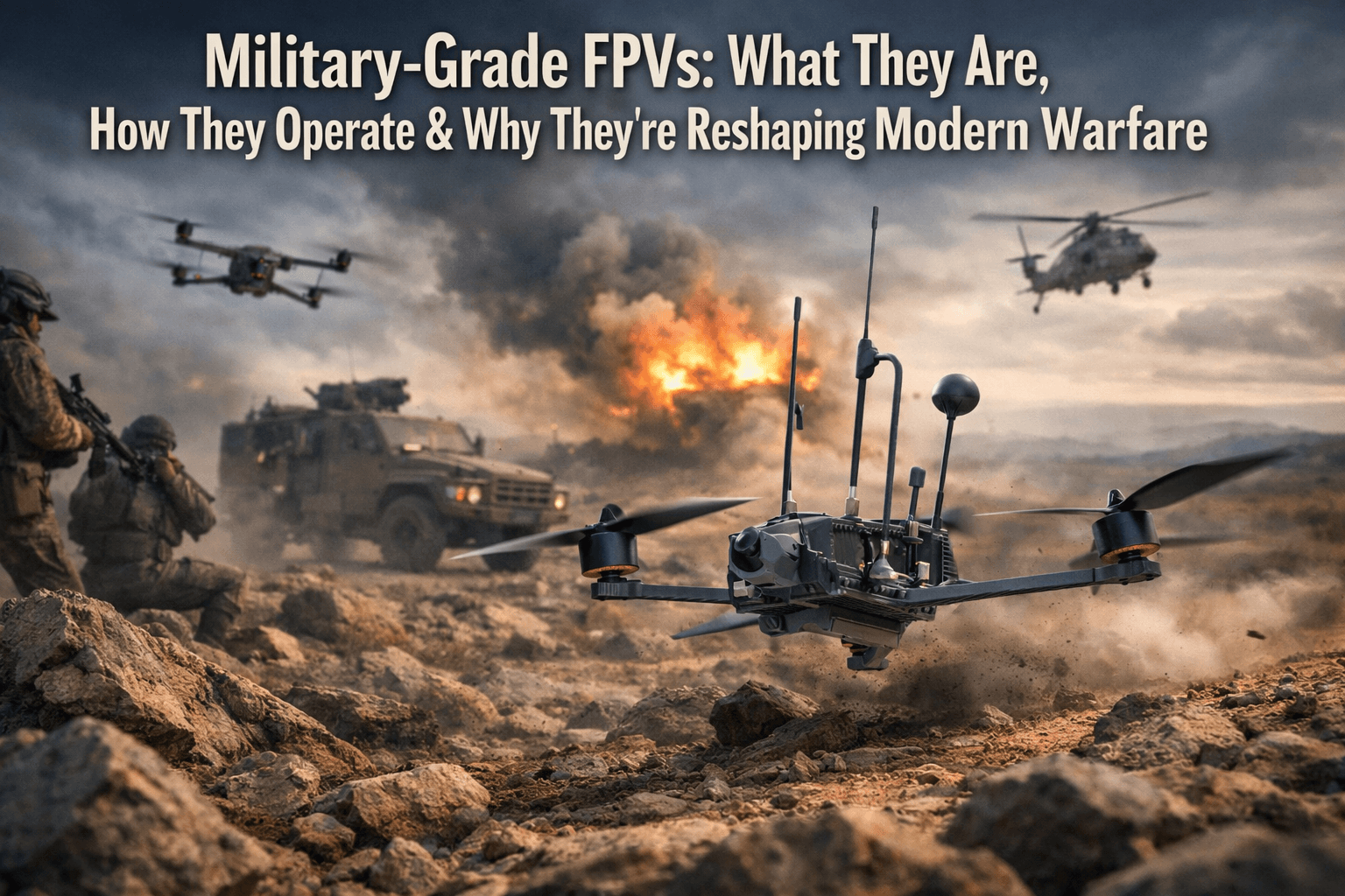 Military-Grade FPV Drones in Modern Warfare | Defence UAV