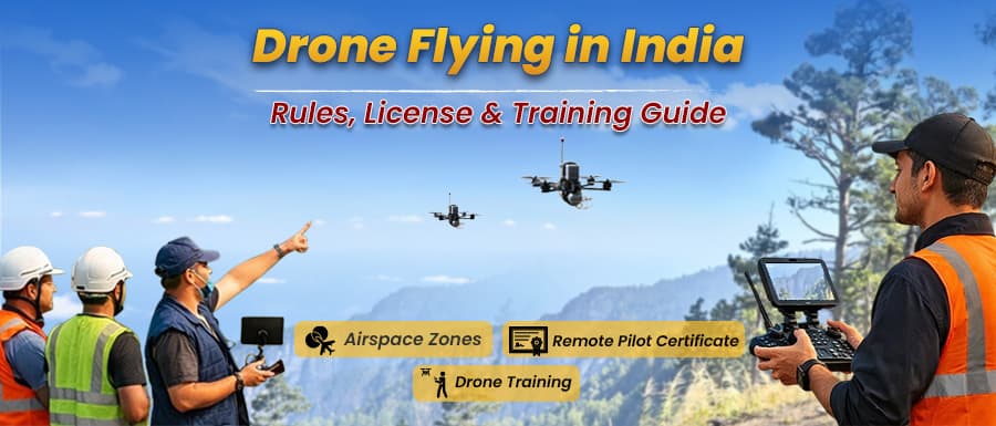Drone Flying in India: Rules, License & Training Guide for Beginners