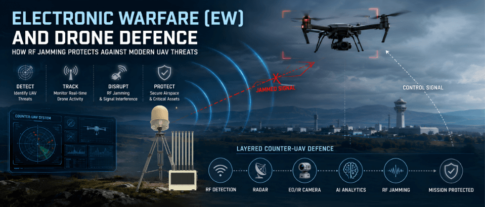 How Electronic Warfare Protects Against Modern UAV Threats
